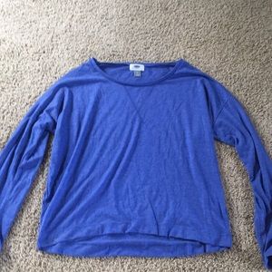 Old navy blue long sleeve shirt